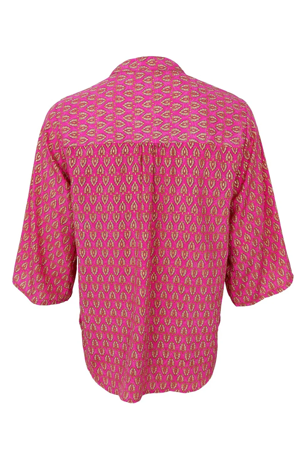 Luna Flared Sleeve Blouse | Savannah Pink | Bluse fra Black Colour - Image 4