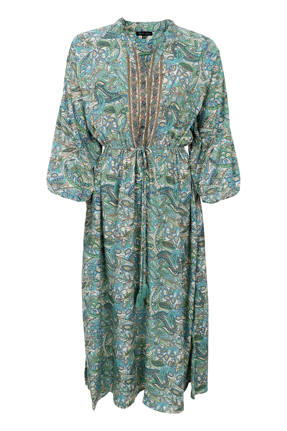 Luna Raglan Dress | Sea Green | Kjole fra Black Colour - Image 2