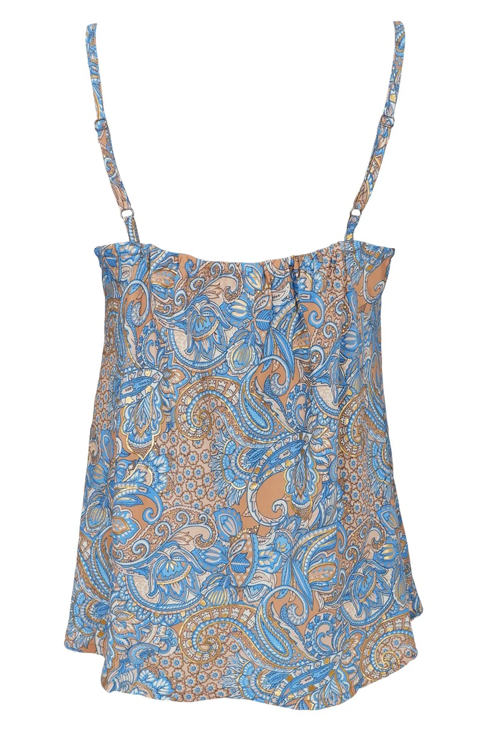 Luna Vea Strap Top | Golden Aqua - Image 2