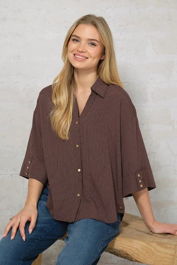 Lydia Blouse 2909 | Blomme | Bluse fra Prepair
