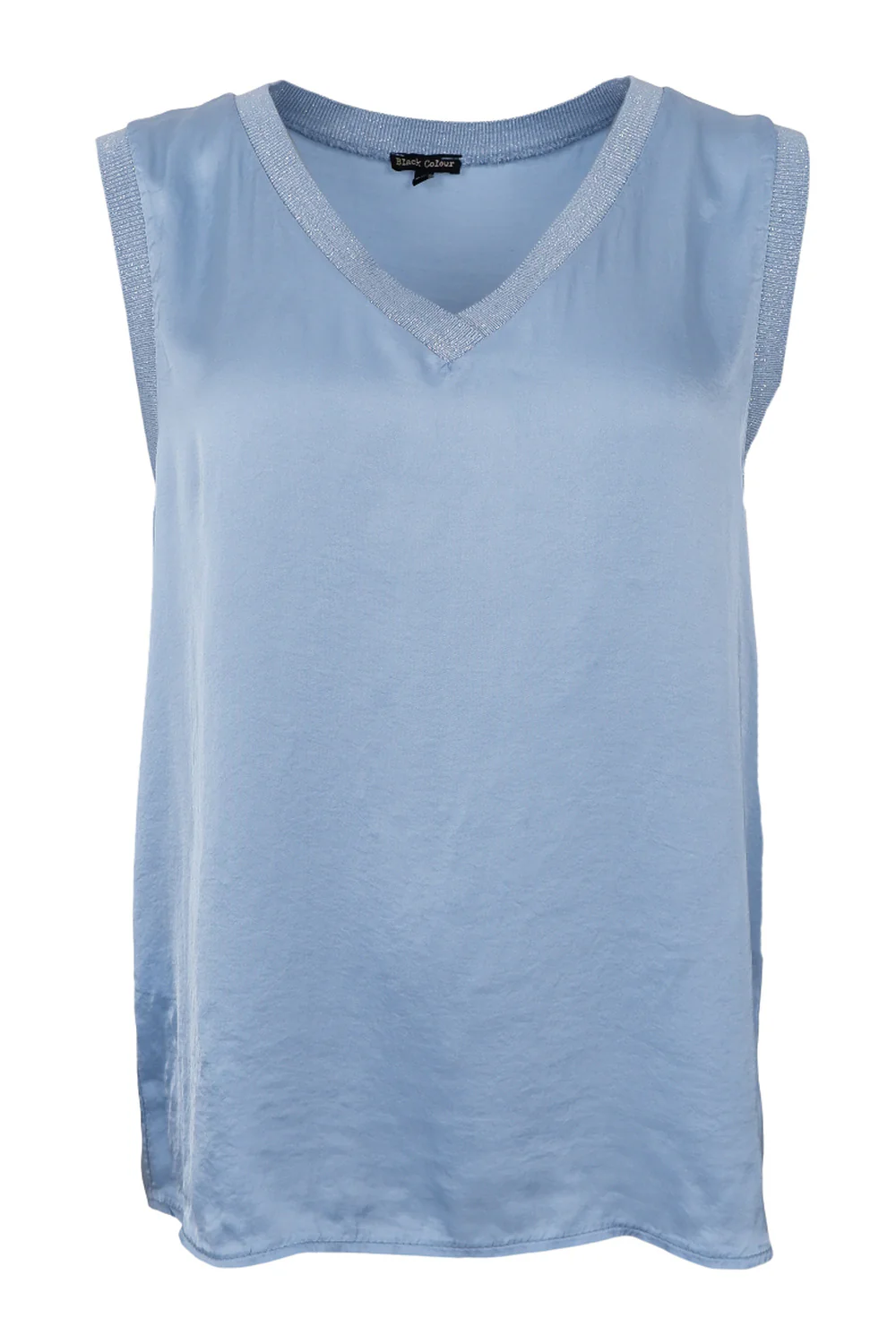Mabel Top | Dust Blue | Top fra Black Colour