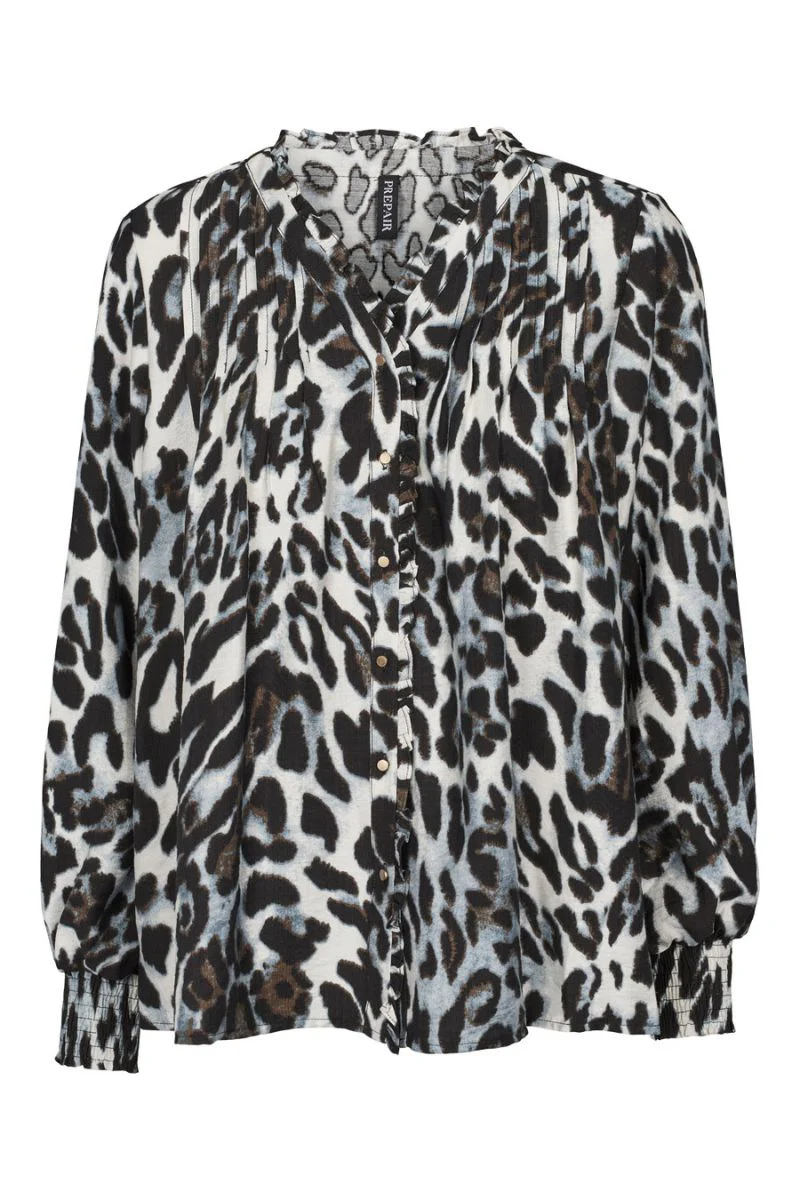Macy Blouse | Leopard | Bluse fra Prepair - Image 2