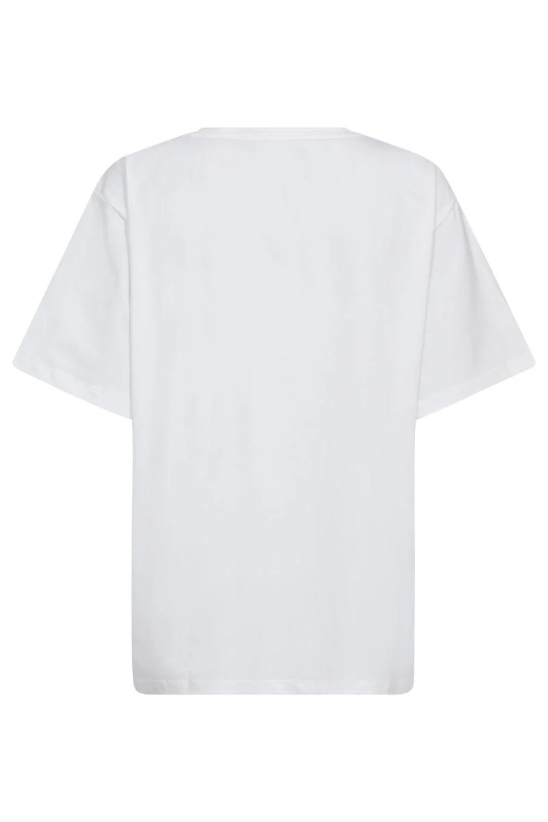 Madina Oversize Tee 43001 | White | T-Shirt fra Co'couture - Image 5