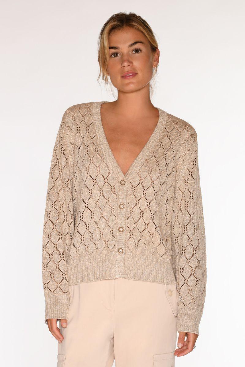 Magda knit cardigan | Beach Sand | Strik fra Gustav - Image 5