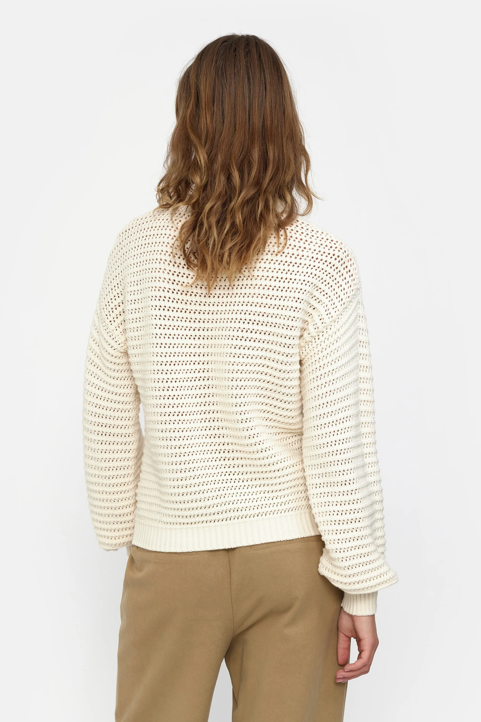Magda O-neck Knit | Buttercream | Strik fra Esmé studio - Image 3