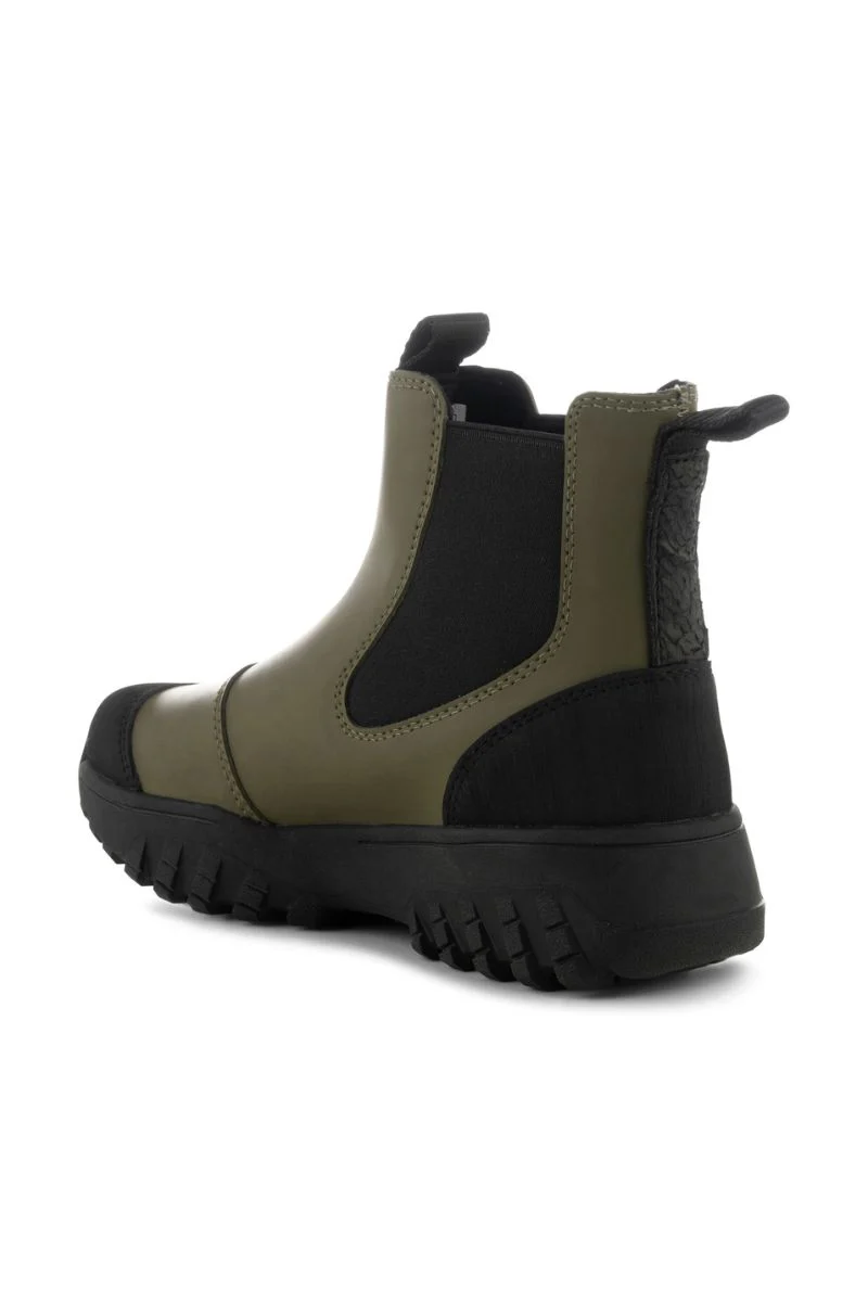 Magda Track Waterproof WL904 | Dark Olive | Rubber Boots fra Woden - Image 4