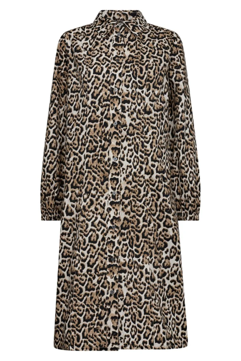 Malay Dress 205484 | Rainy Day W. Silver Mink | Kjole fra Freequent - Image 3