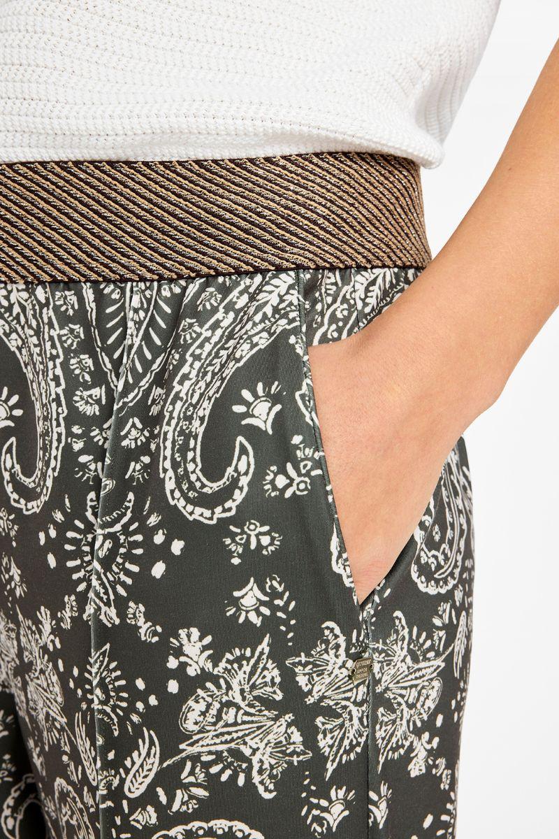 Marisa jersey pants | OlivePrint | Bukser fra Gustav - Image 6
