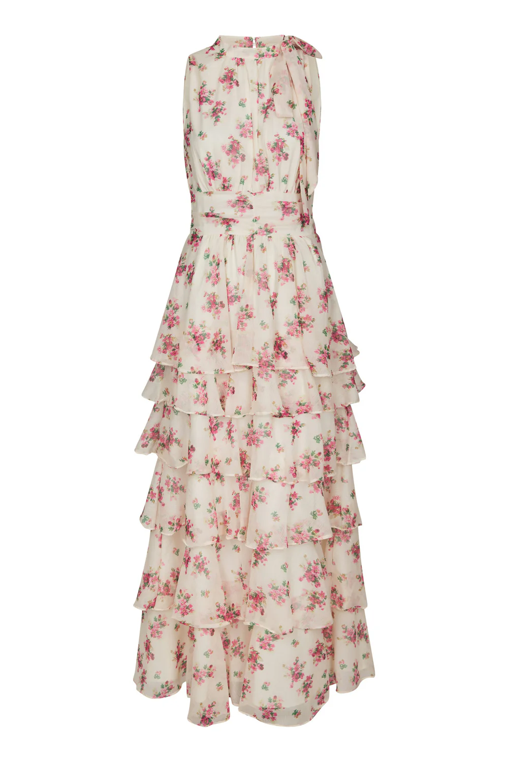 Marli Amazing Chiffon Rose Dress | Rose - Image 2