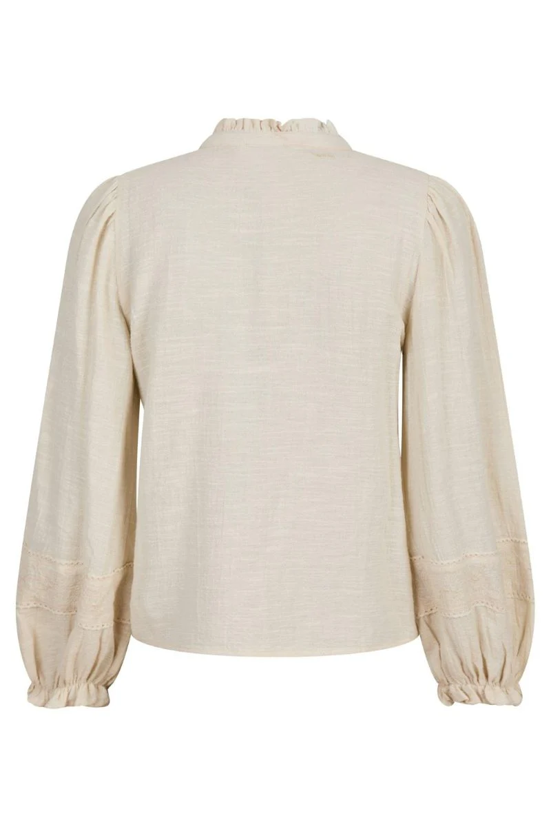 Marlowe Deco Blouse 164391 | Ivory | Bluse fra Neo Noir - Image 4
