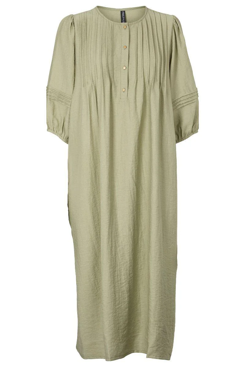 Martha Dress 3/4 2743A | Green | Kjole fra Prepair - Image 2