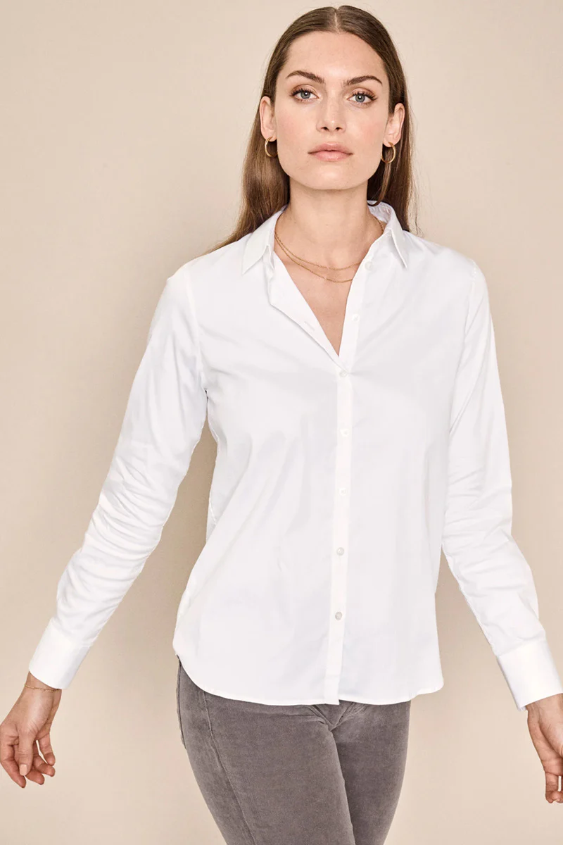 Martina Shirt | Hvid | Skjorte fra Mos Mosh - Image 11