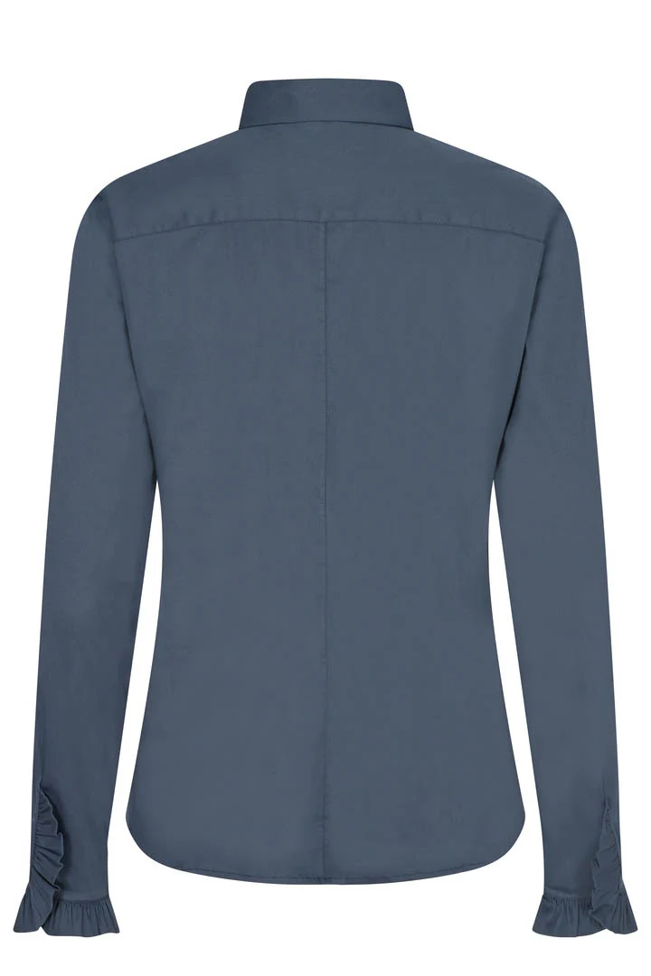 Mattie Flip Shirt | Night Blue | Shirts fra Mos Mosh - Image 7