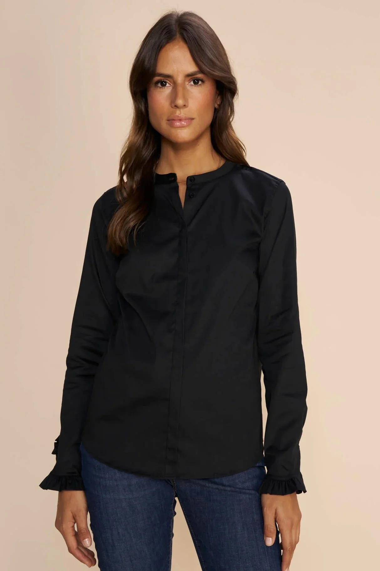 Mattie Sustainable Shirt | Sort | Skjorte fra Mos Mosh - Image 10