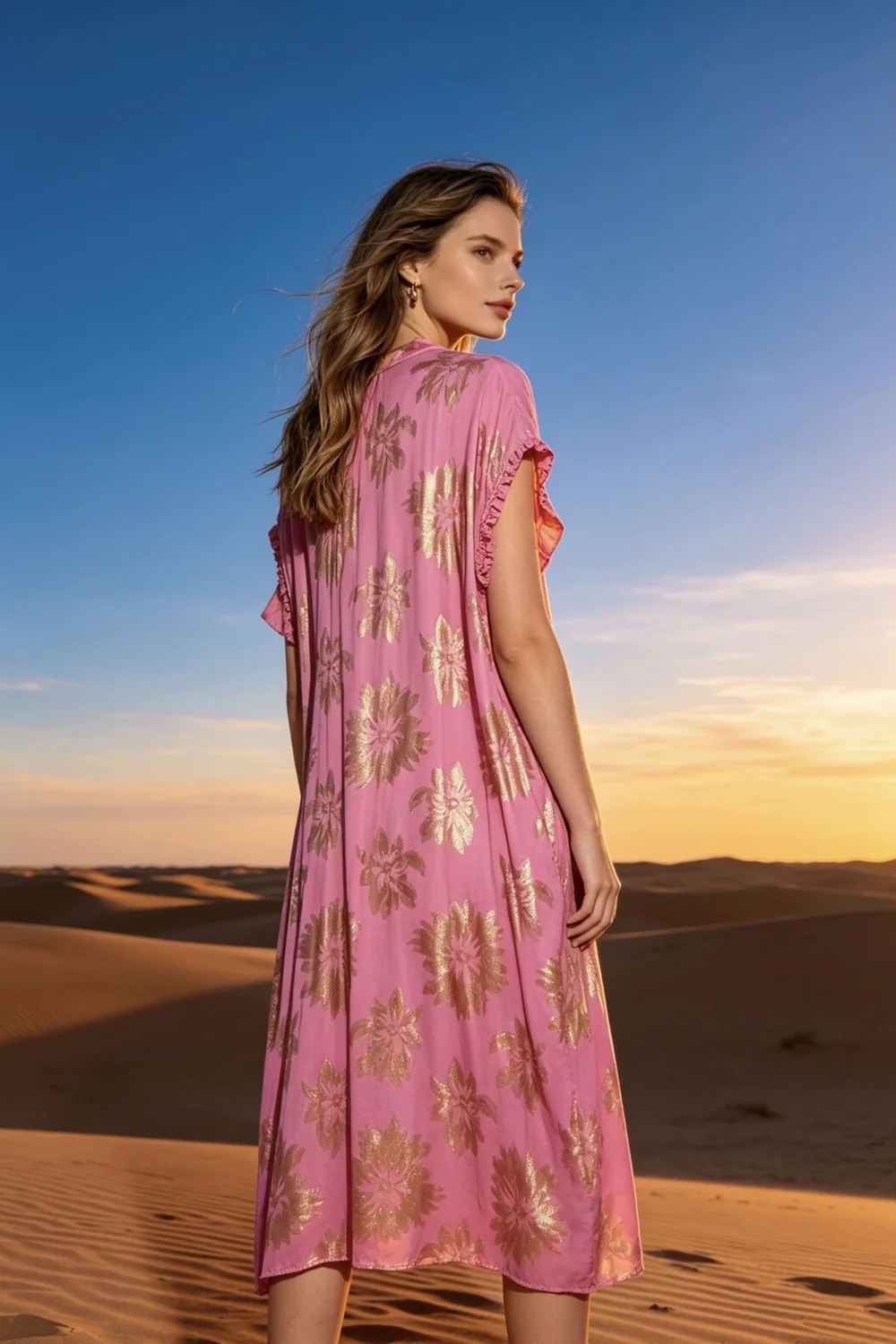 Maude Long Dress | Pink - Image 2
