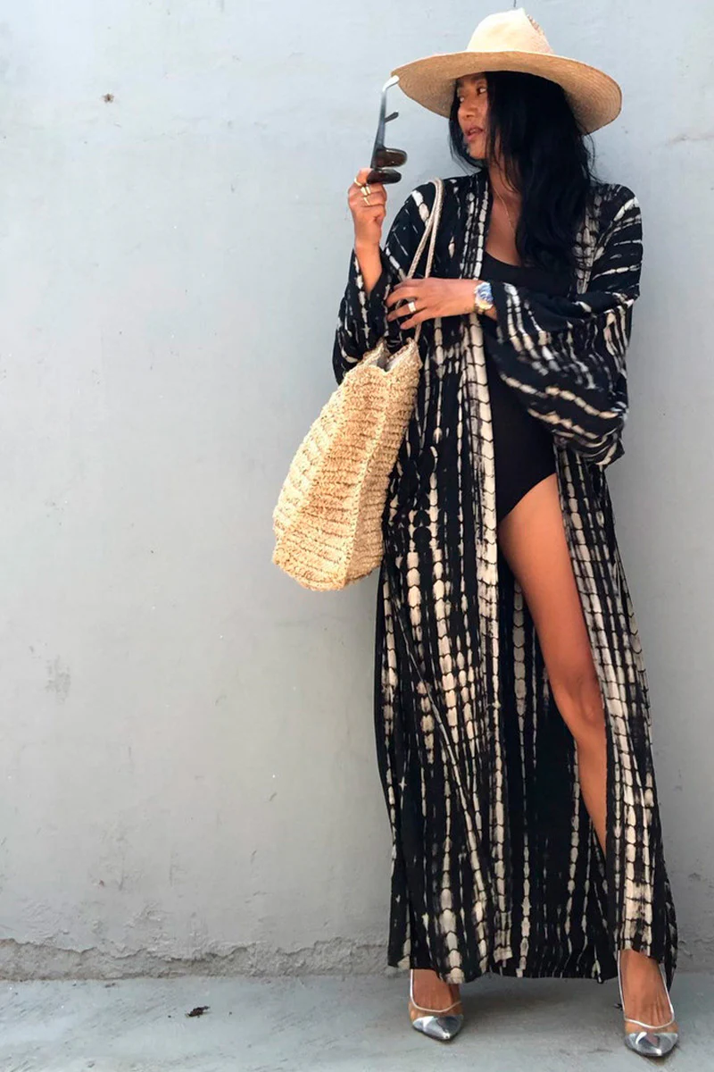 Mauna Kea Kimono | Black | Kimono fra Statebird - Image 4