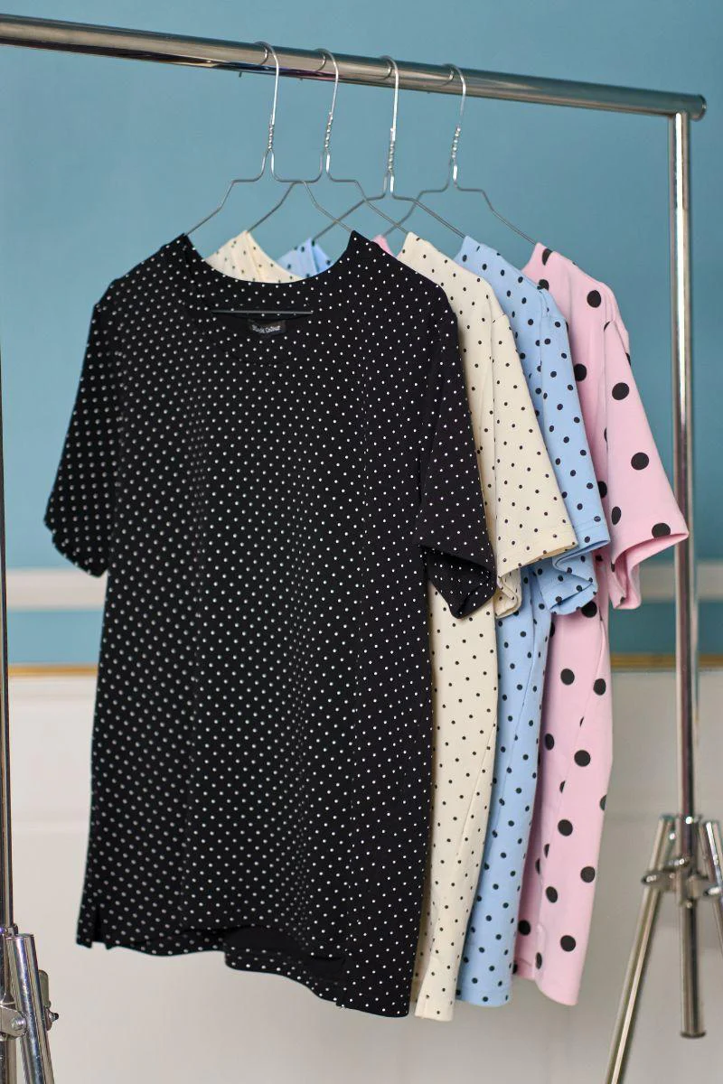 Mayra Ss Tee | Off White | T-Shirt fra Black Colour - Image 5