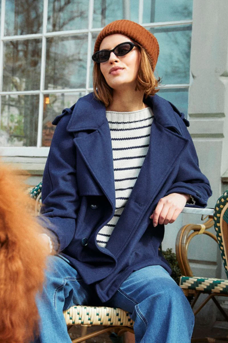 Mellon Jacket 204943 | Navy Blazer | Jakke fra Freequent - Image 3