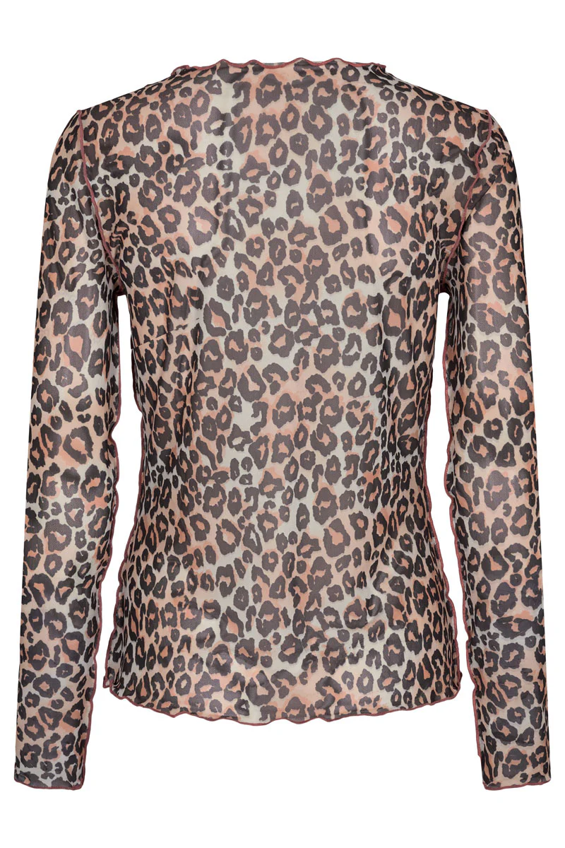 Mesh Top | Leo | Langærmet mesh top med print fra Liberté - Image 6