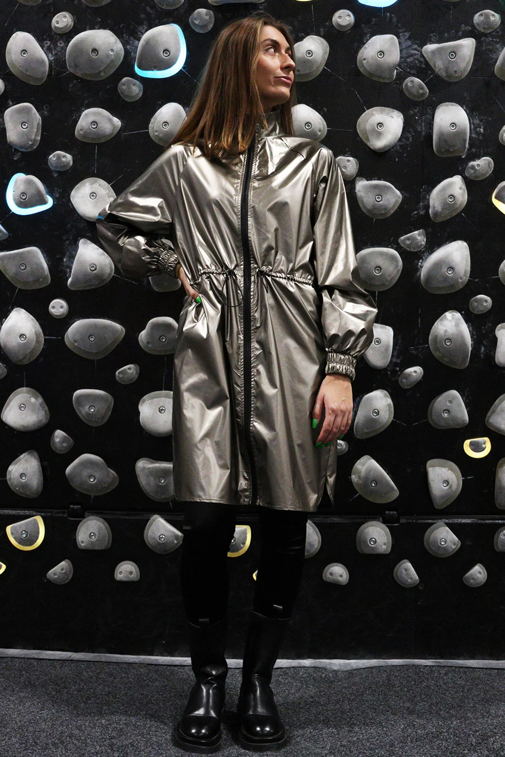 Meta Track Coat | Dark Grey Metalic | Jakke fra Liberté - Image 2