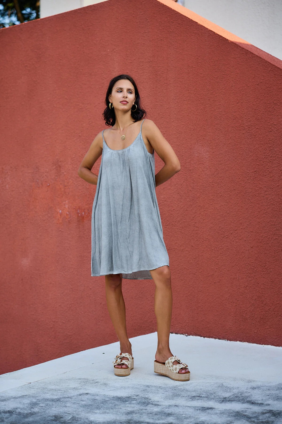 Solene Short Strap Dress | Kjole fra Avery