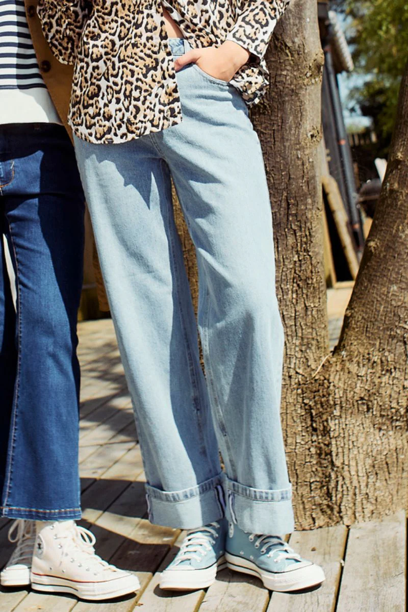 Midde Jeans 205346 | Light Blue Denim | Jeans fra Freequent - Image 6