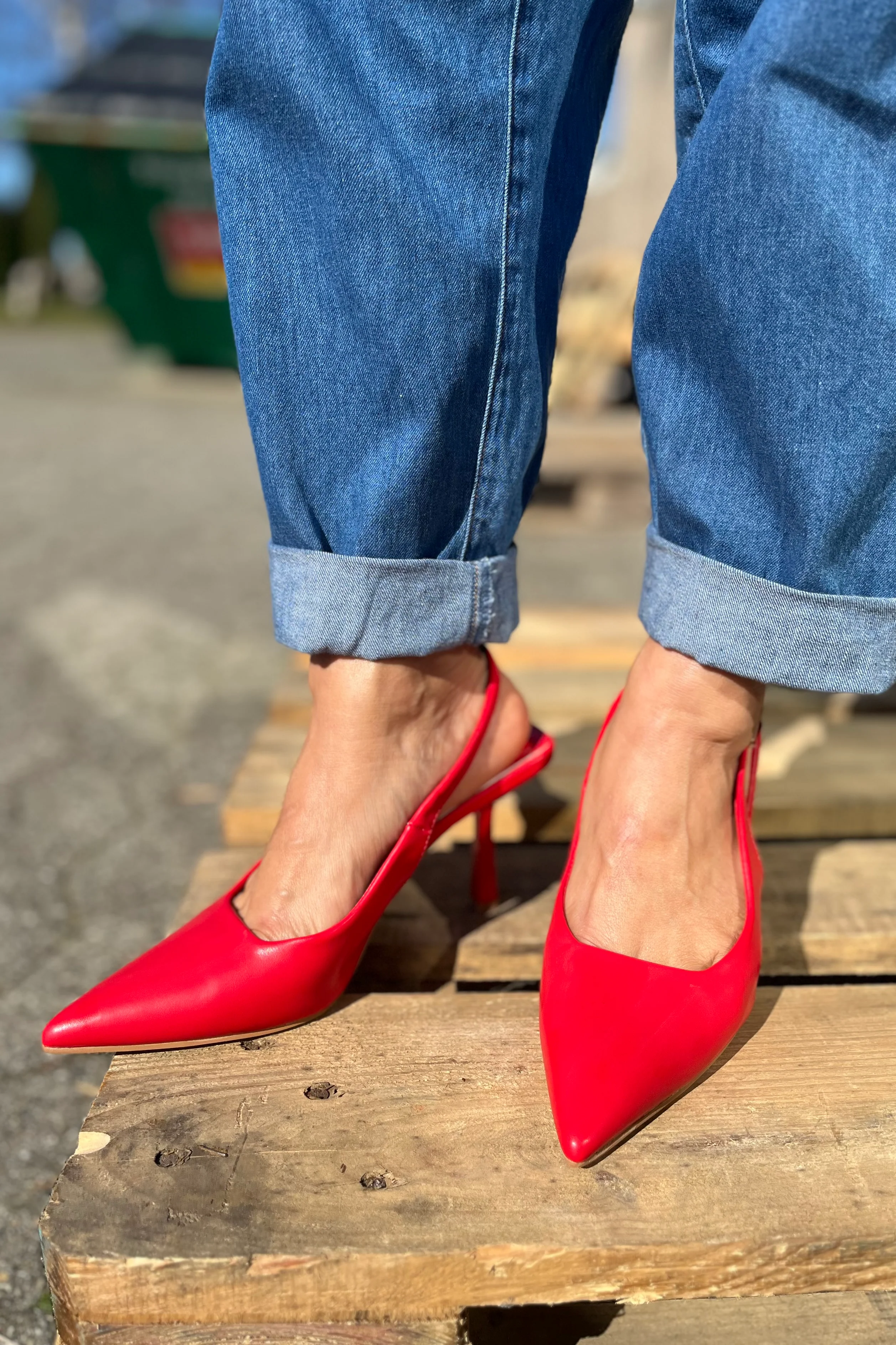 Midnight Glam Heels | Rød | Heels fra Avery - Image 5