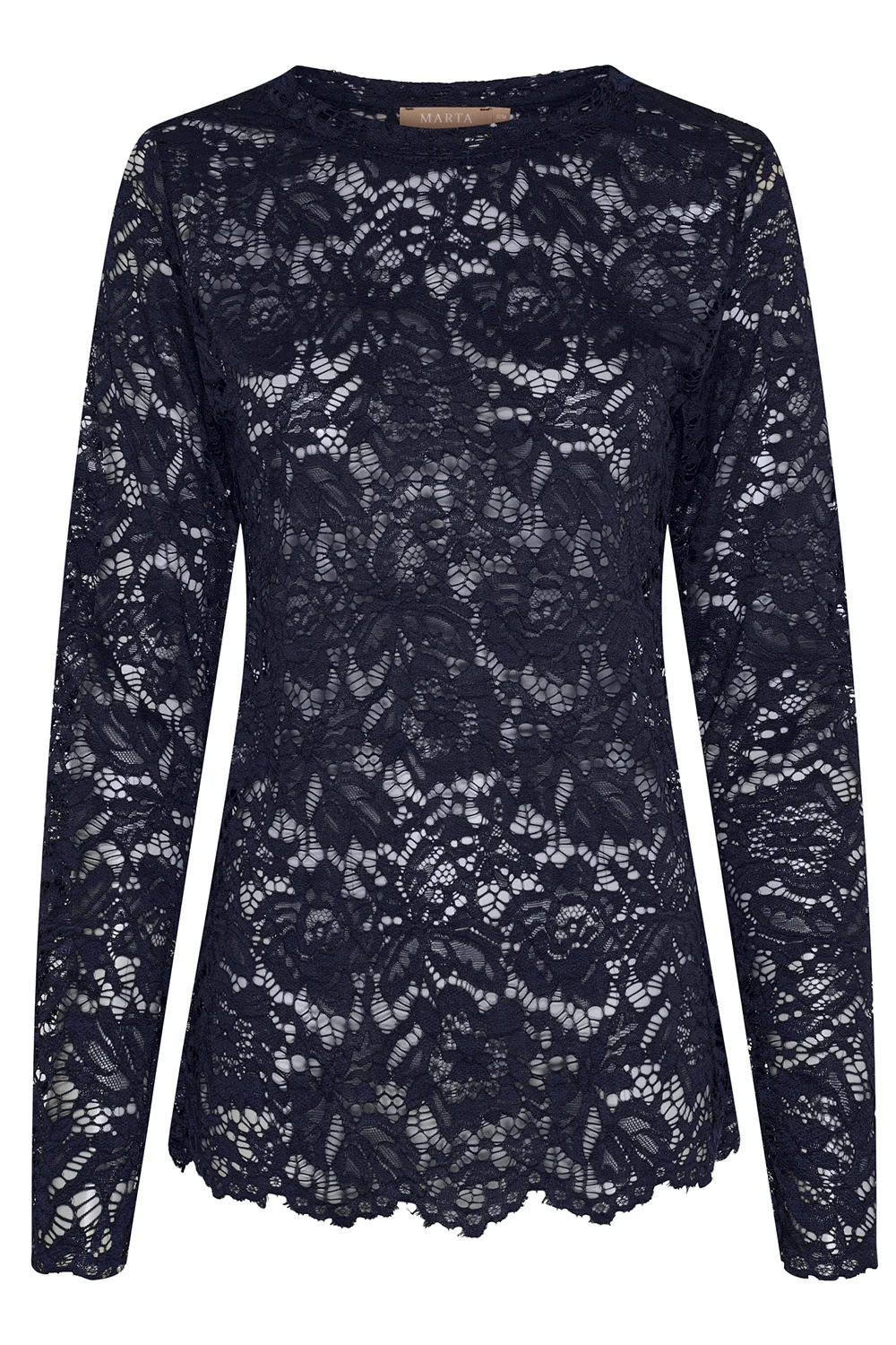 Milley LS Tee | Navy | Bluse fra Marta du Chateau