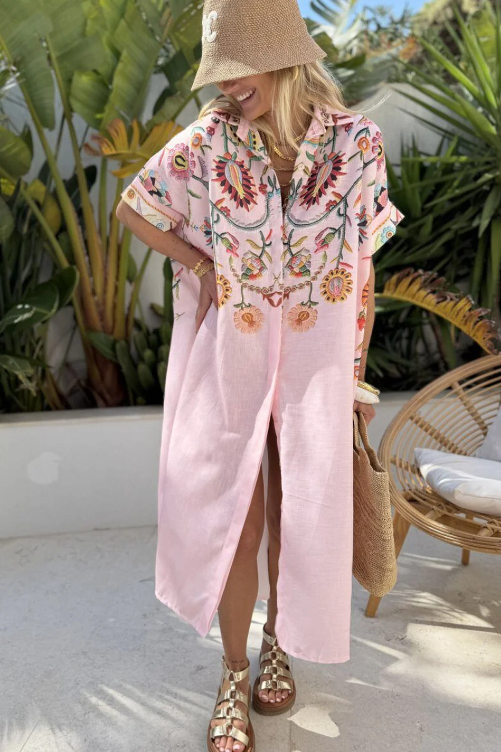Mina Dress | Rose Shadow Multi Flower - Image 2