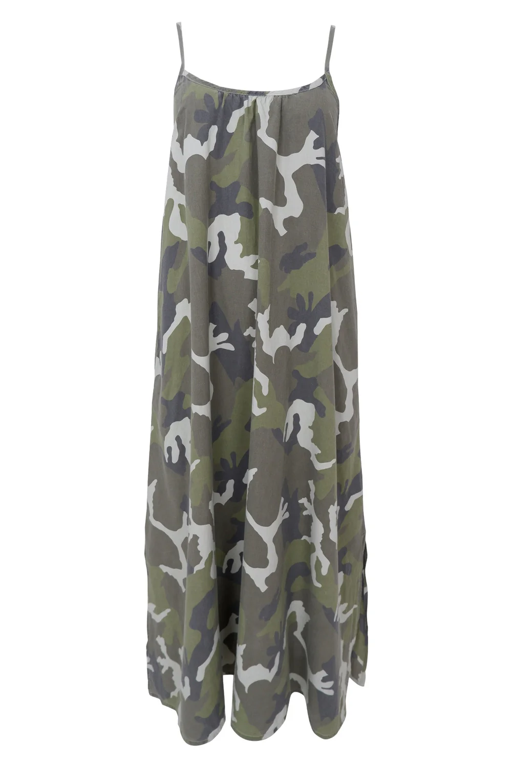Minna Strap Dress | Camouflage