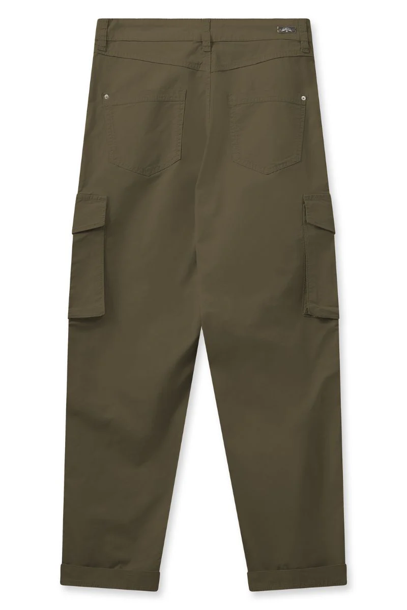 Adeline Rosita Cargo Pant | Burnt Olive | Bukser fra Mos Mosh - Image 2