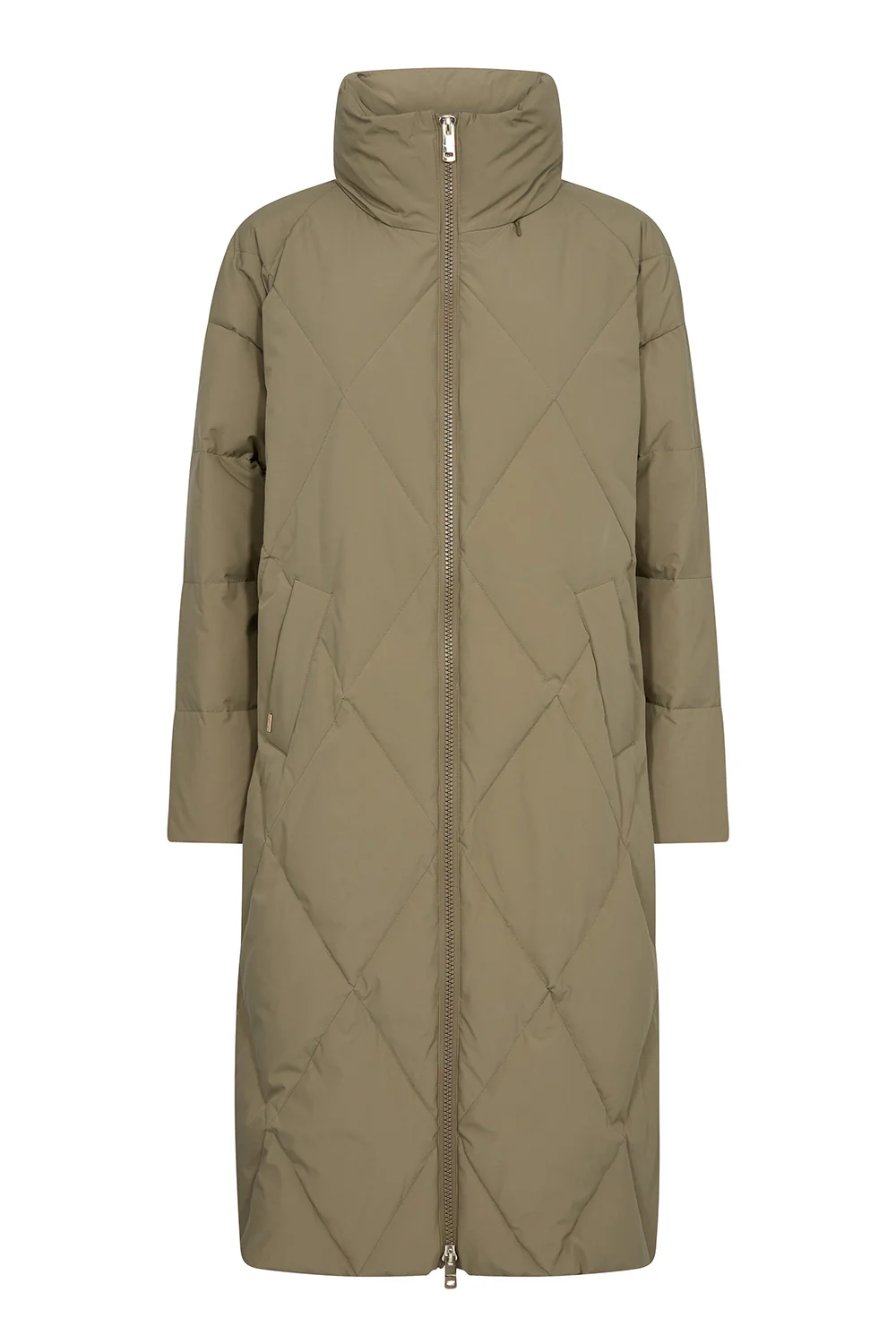 Ahla Long Down Jacket  | Mermaid | Jakke fra Mos Mosh - Image 2