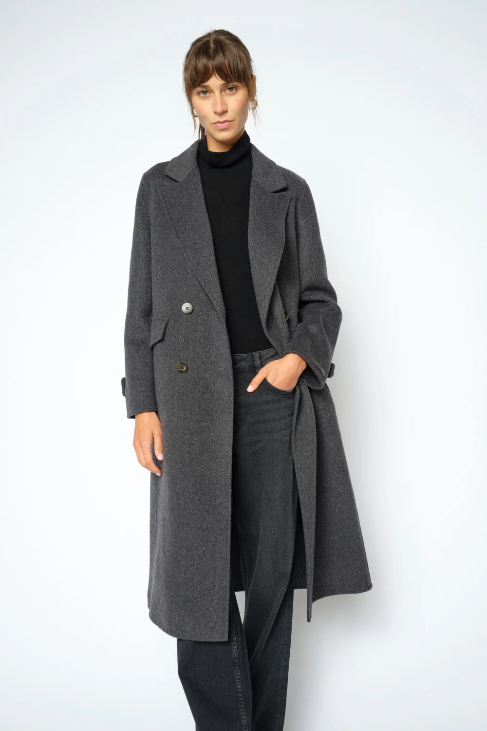 Alva Loisa Coat | Antracite | Jakke fra Mos Mosh - Image 3