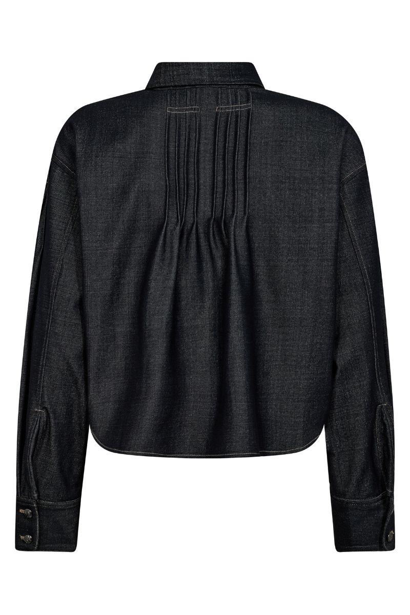 Anela Cilla Shirt | Black | Skjorte fra Mos Mosh - Image 4