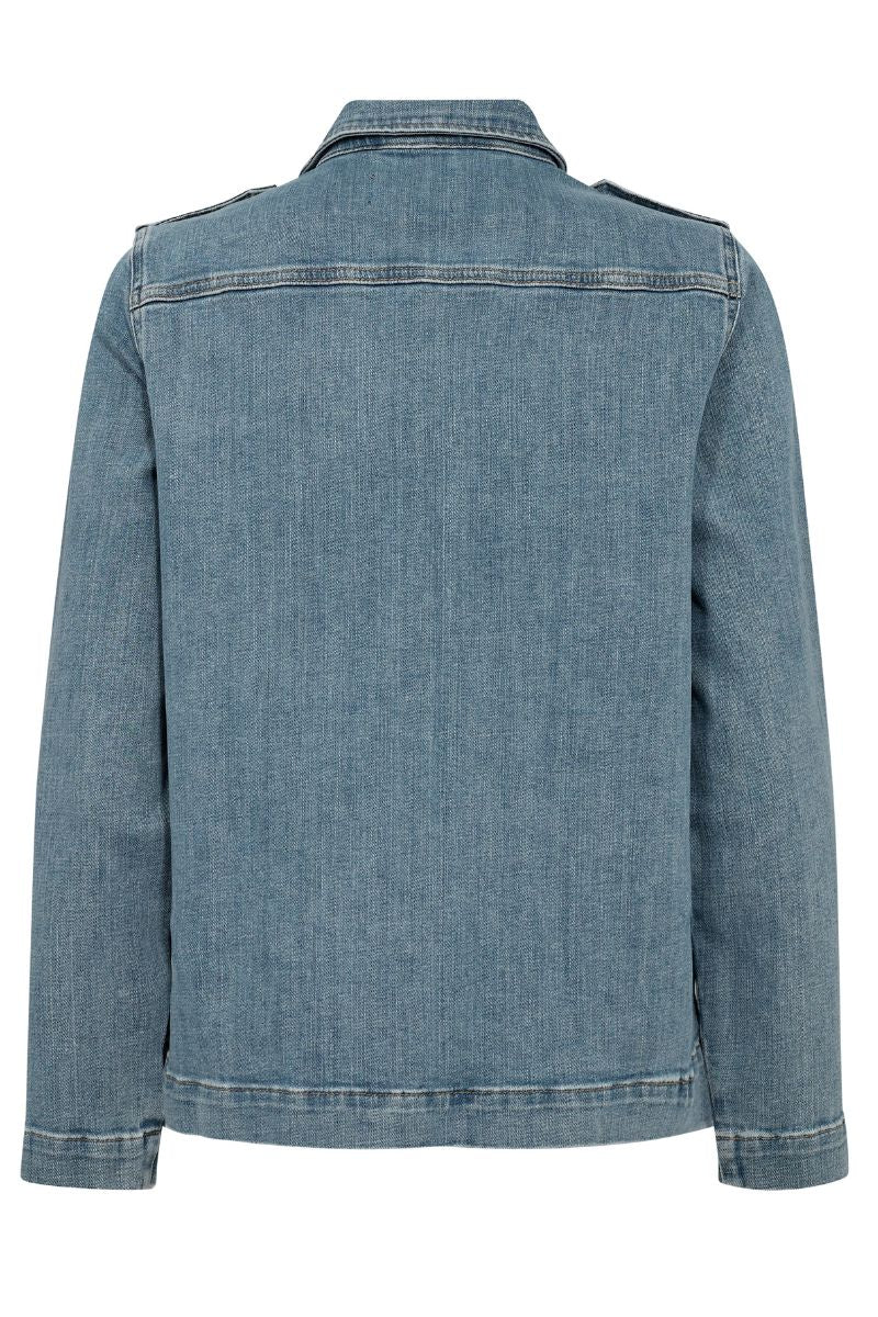 Anetta Denim Jacket | Blue | Jakke fra Mos Mosh - Image 3