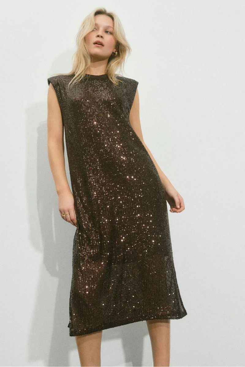 Aran Sequi Dress | Bracken | Kjole fra Mos Mosh - Image 5