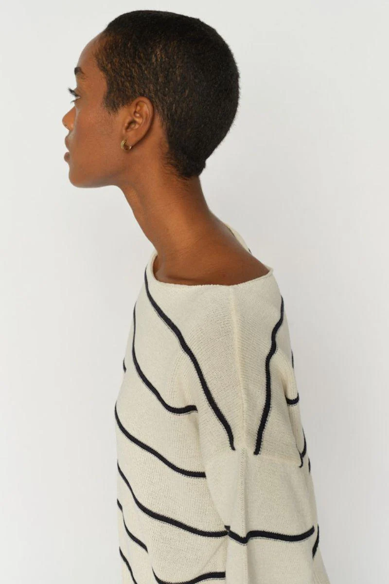 Arlen Paper SS Knit | Ecru | Strik fra Mos Mosh - Image 5