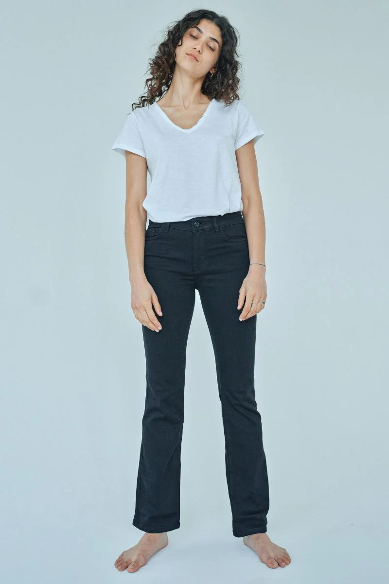Ashley Deluxe Jeans  30' | Black | Jeans fra Mos Mosh - Image 12