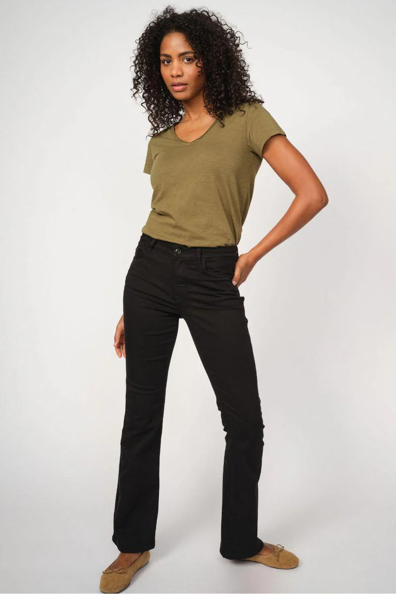 Ashley Deluxe Jeans  30' | Black | Jeans fra Mos Mosh - Image 7