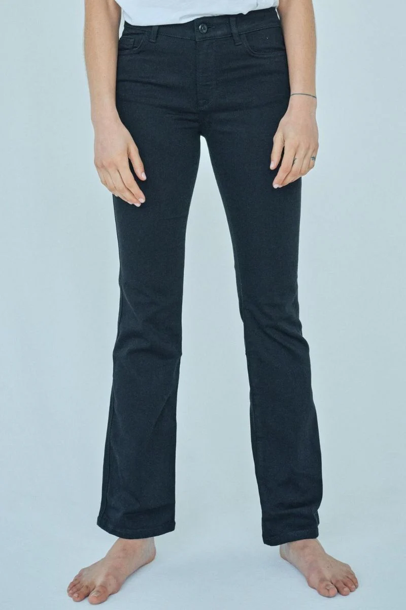 Ashley Deluxe Jeans 32' | Black | Jeans fra Mos Mosh - Image 9