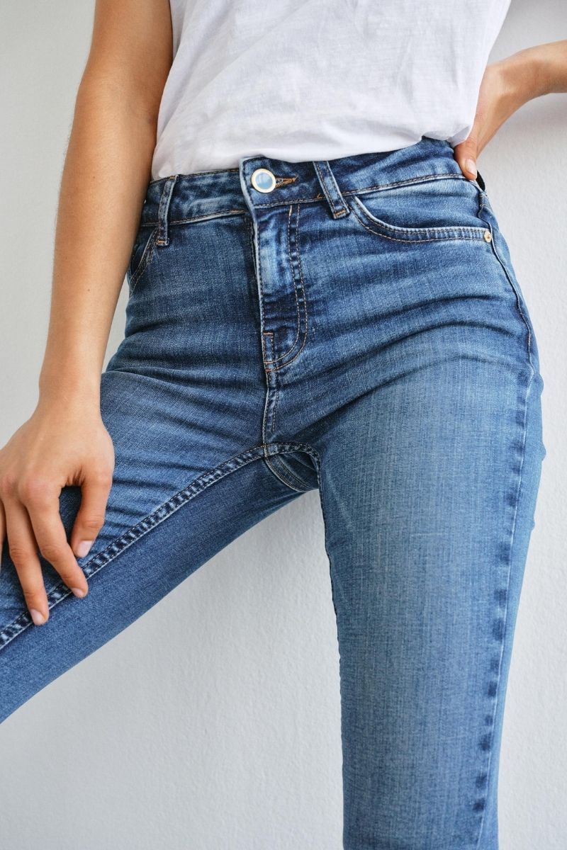 Ashley Imera Jeans Ankle | Blue | Jeans fra Mos Mosh - Image 9