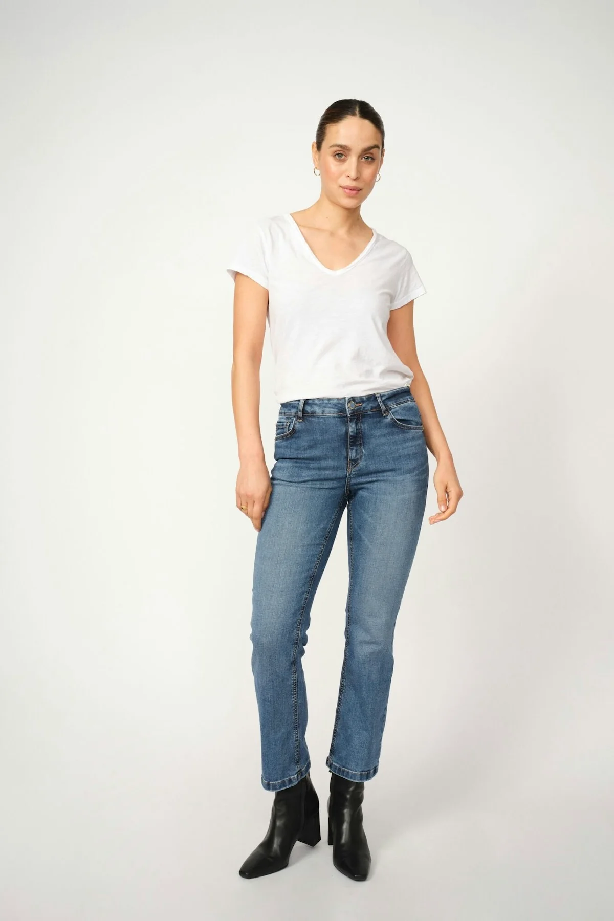 Ashley Imera Jeans Regular | Blue | Jeans fra Mos Mosh - Image 3