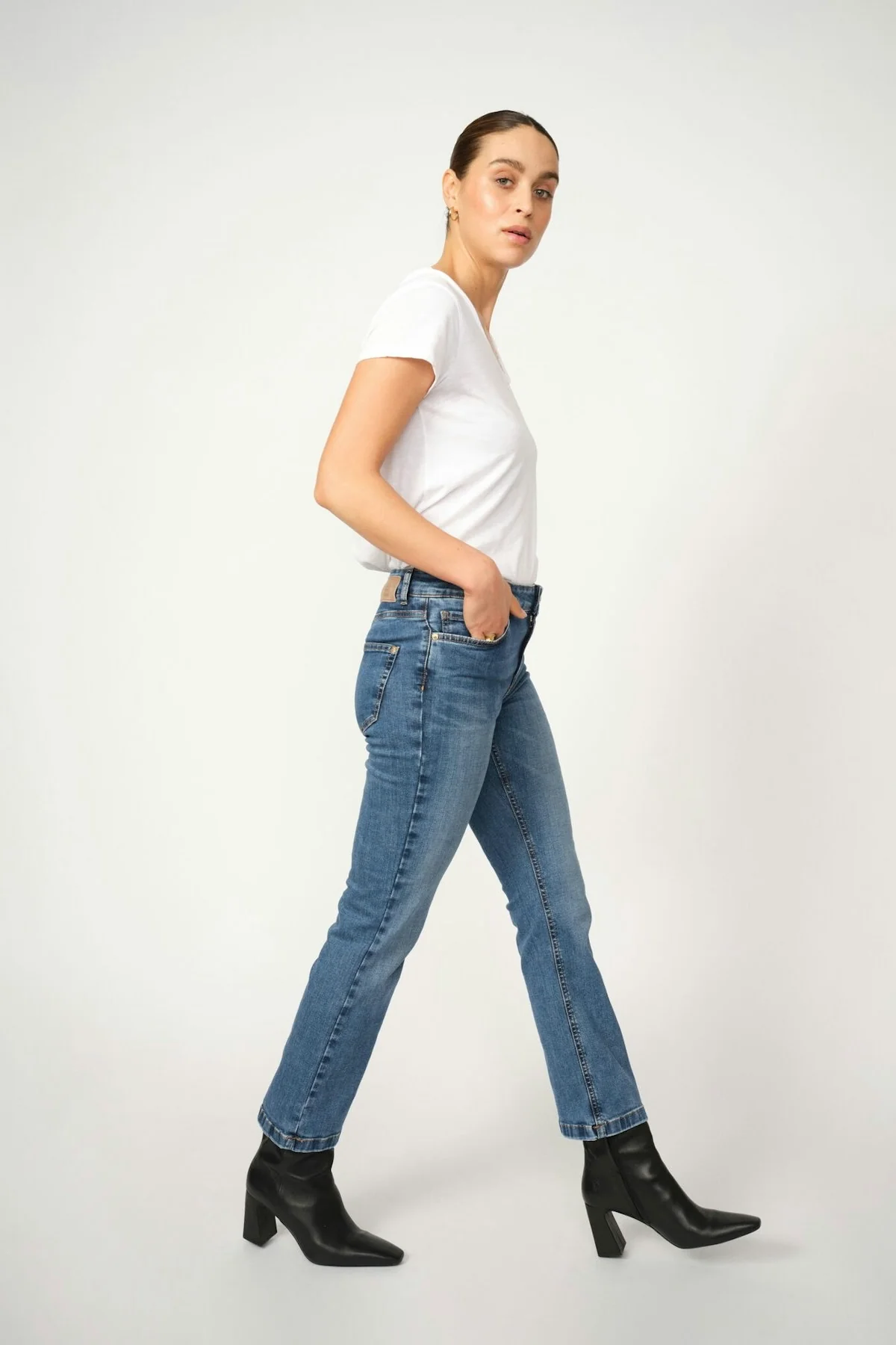 Ashley Imera Jeans Regular | Blue | Jeans fra Mos Mosh - Image 7