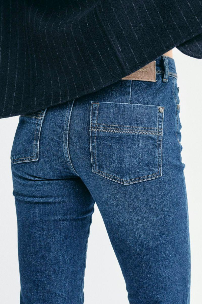 Ashley Otto Jeans Ankle | Blue | Jeans fra Mos Mosh - Image 8
