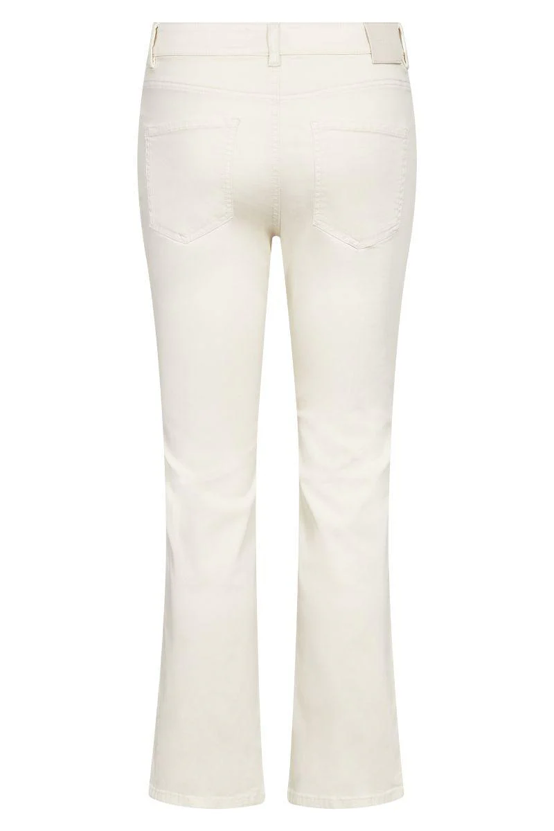Ashley Sati Pant Ankle | Ecru | Bukser fra Mos Mosh - Image 2