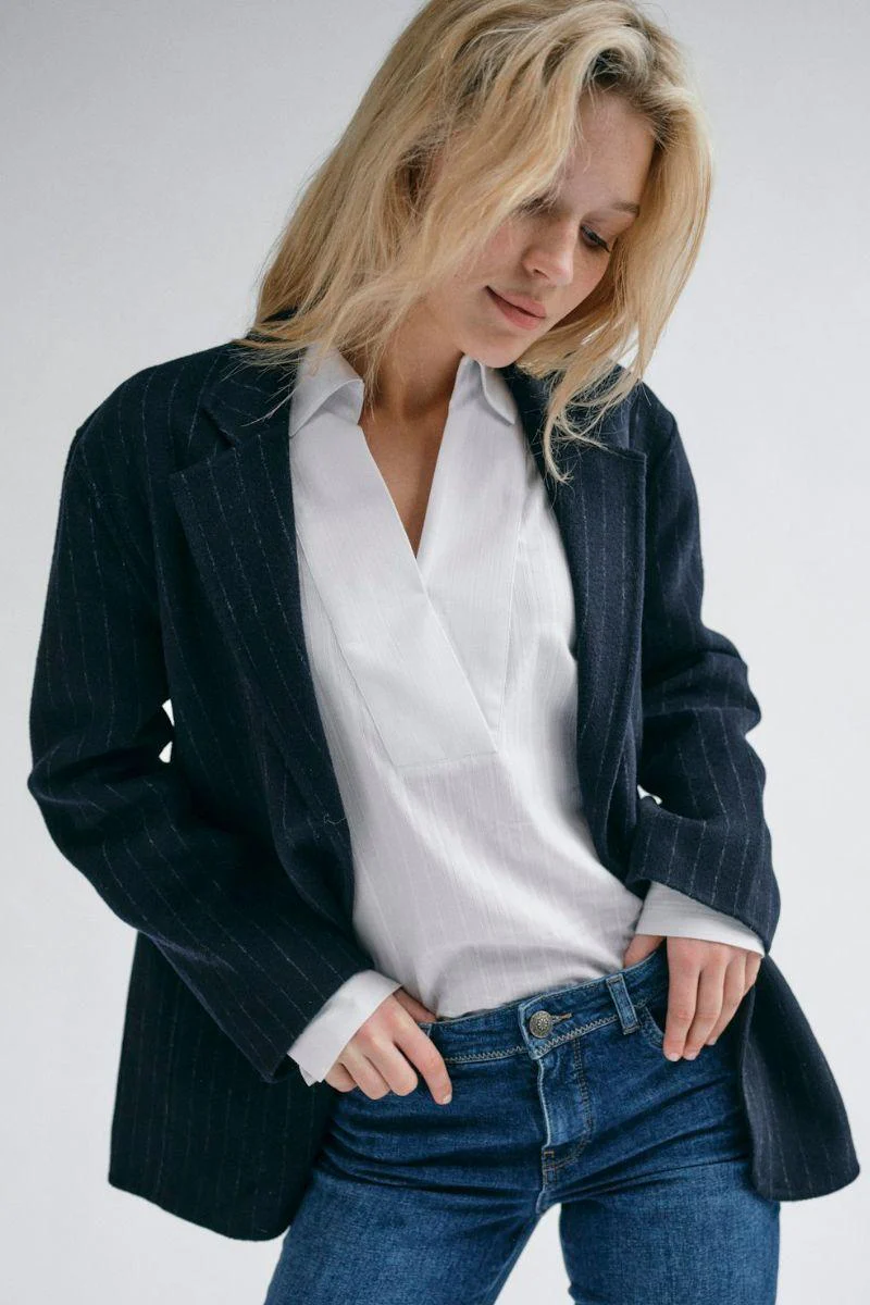Avent Yen Blouse | White | Bluse fra Mos Mosh - Image 5