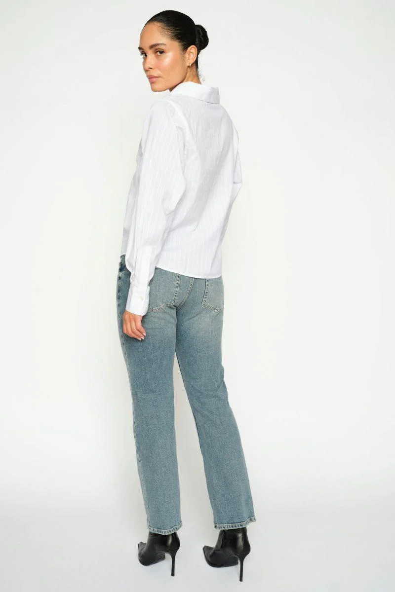 Avent Yen Blouse | White | Bluse fra Mos Mosh - Image 6