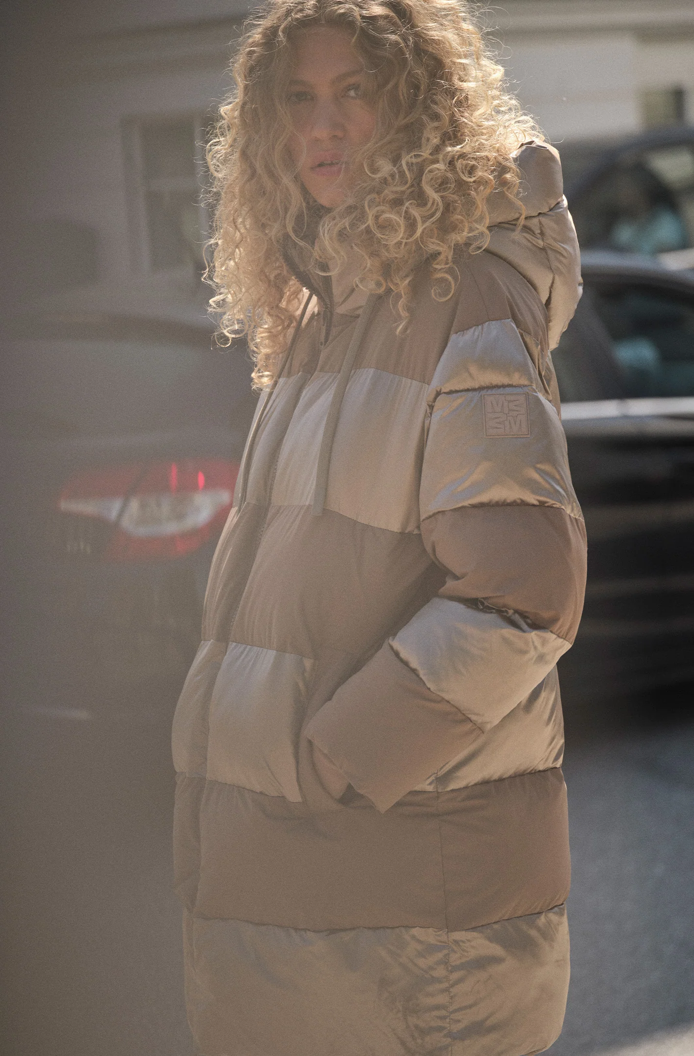 Avon Block Jacket | Chocolate Chip | Jakke fra Mos Mosh