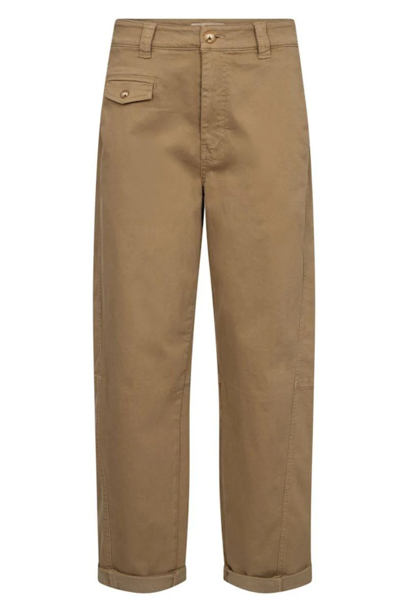 Aymen Len Pant Ankle | Petrified Oak | Bukser fra Mos Mosh