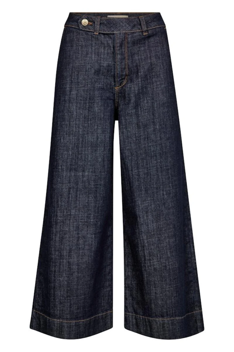 Bantry Nippon Jeans Cropped | Dark Blue | Jeans fra Mos Mosh - Image 4